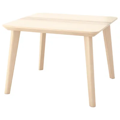 LISABO coffee table, ash veneer, 70x70 cm, 90353064