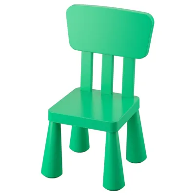 MAMMUT Children's chair, in/outdoor/bright green, 40581983