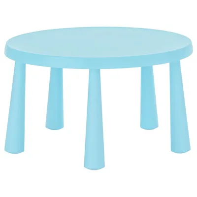 MAMMUT Children's table, in/outdoor/light blue, 85 cm, 80581995