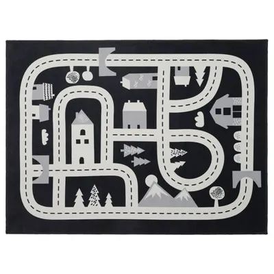 MARKKRYPARE Rug, dark grey, 74x100 cm, 00558574