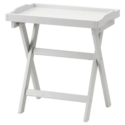 MARYD Tray table, grey, 58x38x58 cm, 80353069