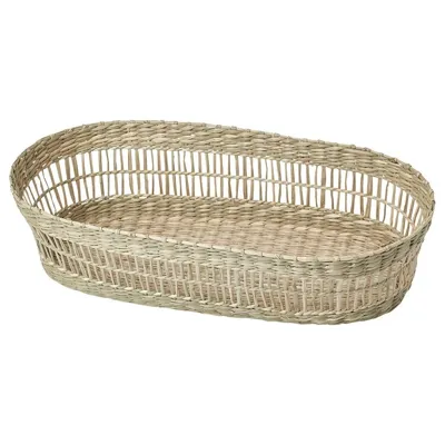 PENNFISK Basket, natural sedge/handmade oval, 60531888
