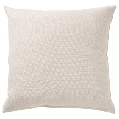 SANDTRAV Cushion, beige/white, 45x45 cm, 50510674