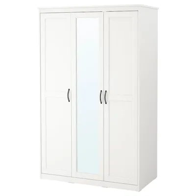SONGESAND Wardrobe, white, 120x60x191 cm, 70347352