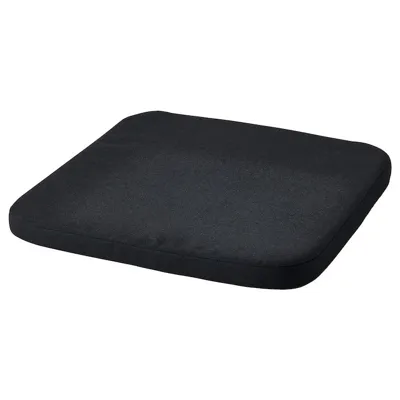 STAGGSTARR Chair pad, black, 36x36x2.5 cm, 60508736