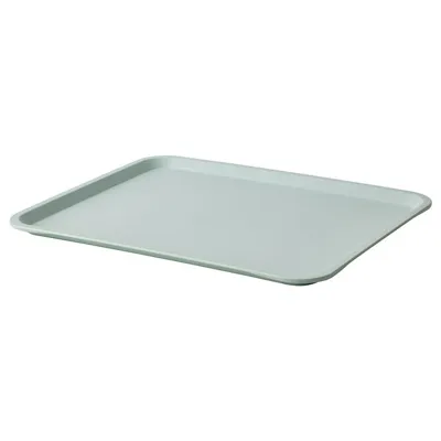 TILLGANG Tray, pale green, 37x29 cm, 00562298