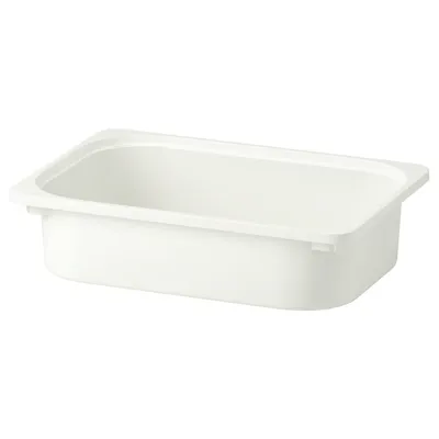 TROFAST storage box 42X30X10 cm white, 30582073