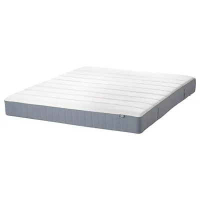 VESTEROY Pocket sprung mattress, firm/light blue, 180x200 cm, 10470118