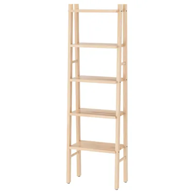 VILTO Shelving unit, birch, 46x150 cm, 10344455