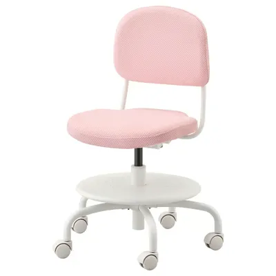 VIMUND Children's desk chair, light pink, 60424355