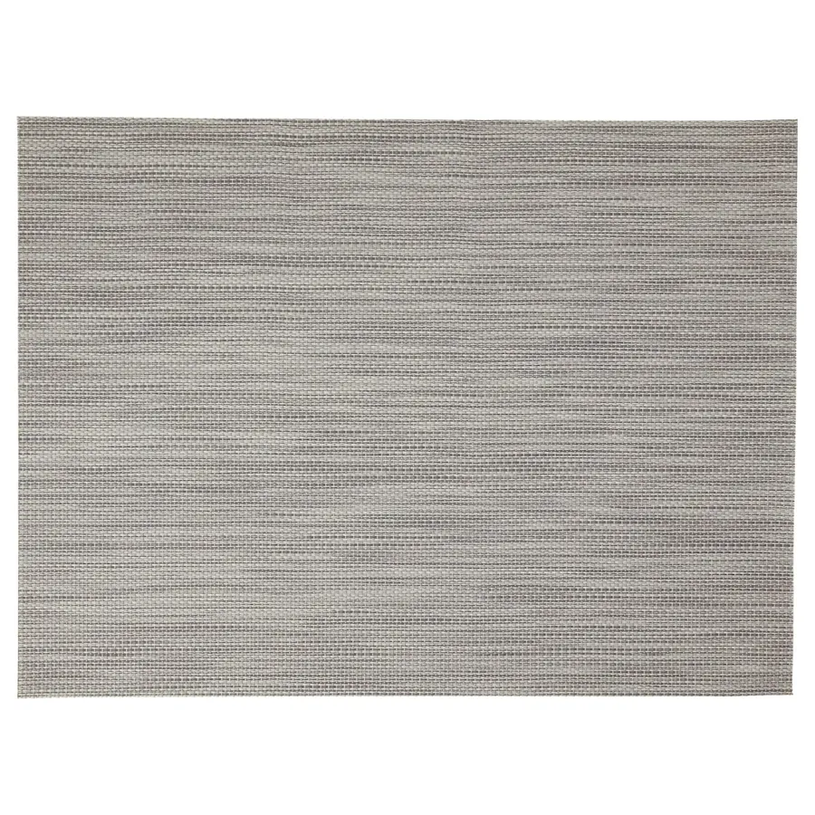 SNOBBIG Place mat, light grey, 45x33 cm, 00343767
