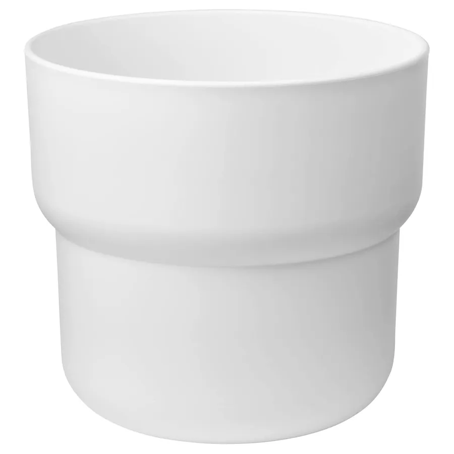 FORENLIG Plant pot, in/outdoor white, 24 cm, 00454816