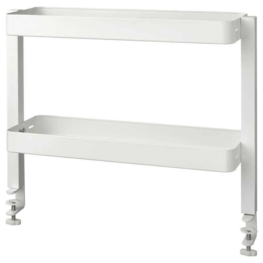 VATTENKAR Desktop shelf, white, 49x15 cm, 00541569