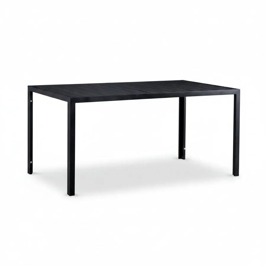DOOVA Adele Outdoor Table 150x90x73 cm - Black/Black Effect