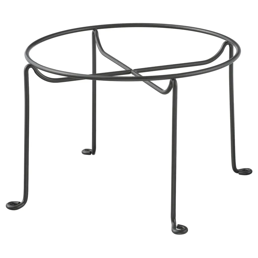 VARDAGEN Stand for jar with tap, dark grey, 10468120