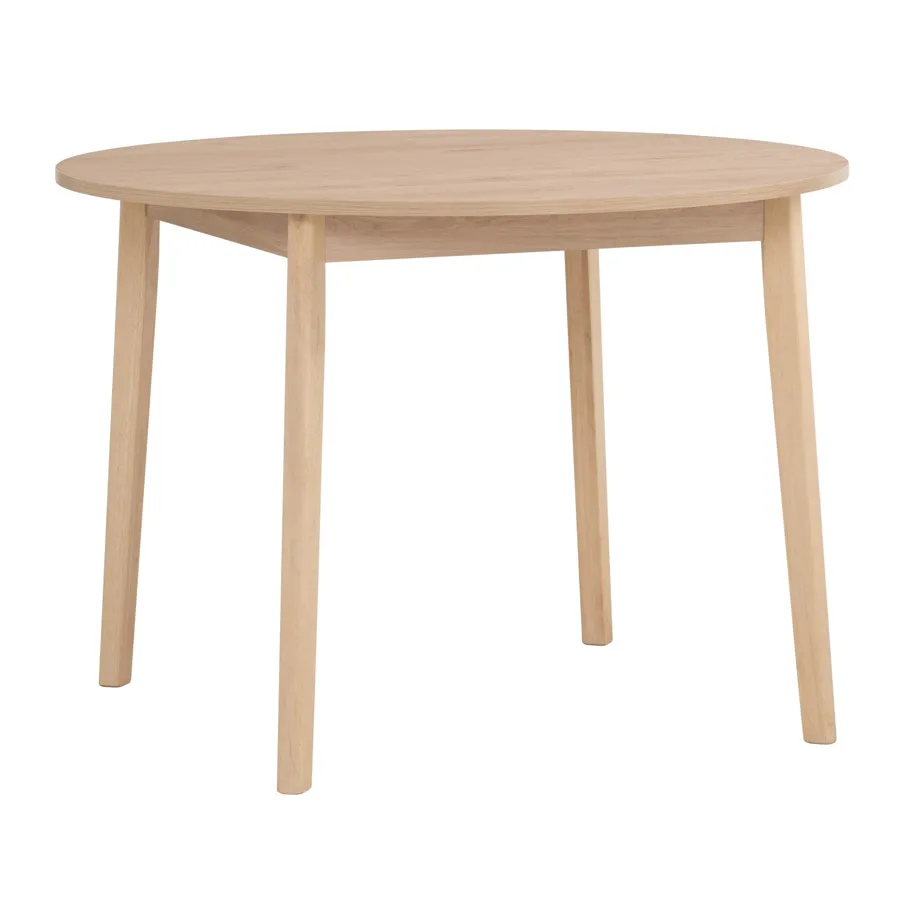 STARK Dining table, round, white-wash, 106.7cm, 143037