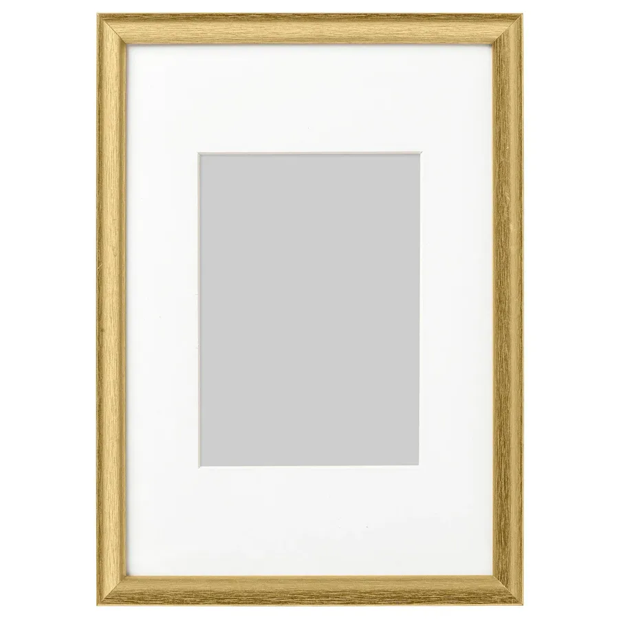 SILVERHOJDEN Frame, gold-colour, 21x30 cm, 20370397