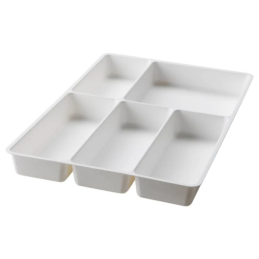 STODJA cutlery tray, white, 31x50 cm, 30177224
