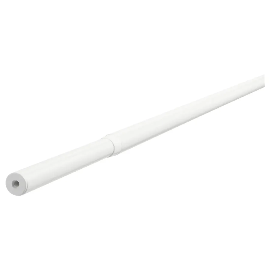 RACKA Curtain rod, white, 70-120 cm, 30221397