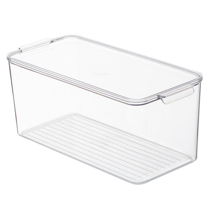 PET Fridge Storage Box-30.5*14.2*13Cm, Clear, 14.5*30.7*13cm 4589767211165