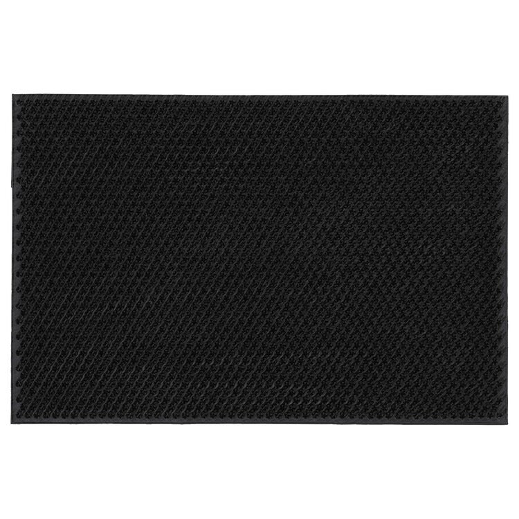 NELLEMOSE Door mat, in/outdoor, dark grey, 40x60 cm, 30506036