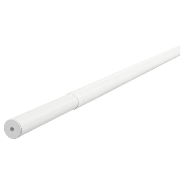 HUGAD Curtain rod, white 120-210 cm, 40217130
