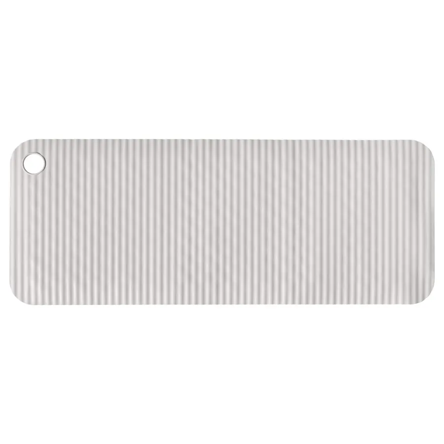 DOPPA Bathtub mat, light grey, 33x84 cm, 40303364
