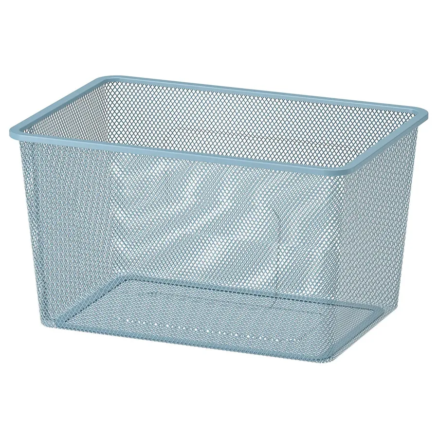 TROFAST Mesh storage box, grey-blue, 42x30x23 cm, 40518576
