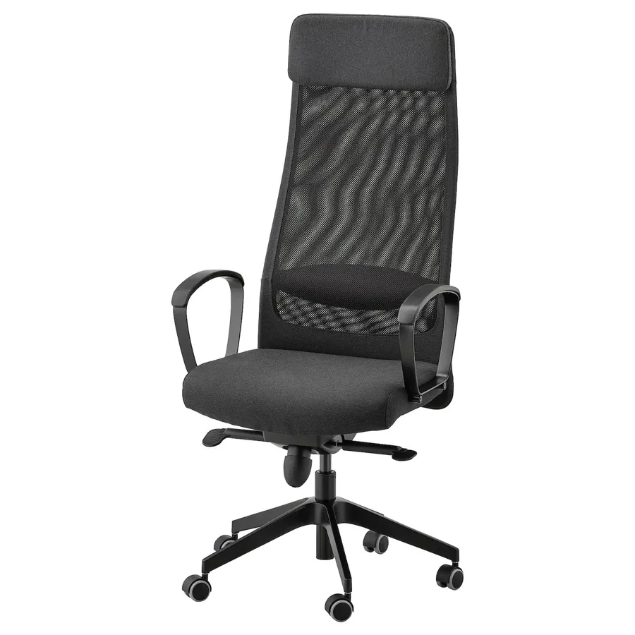 MARKUS Office chair, Vissle dark grey, 50261151