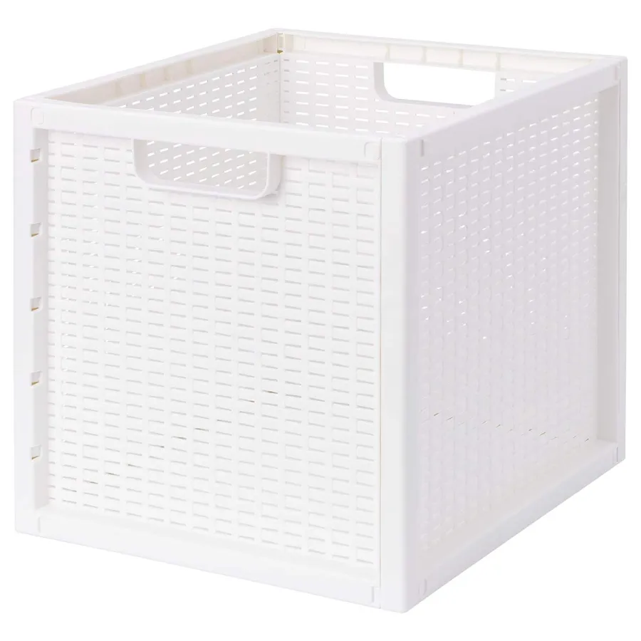 SKYFFEL Basket, plastic white 33x37x33 cm, 50435948