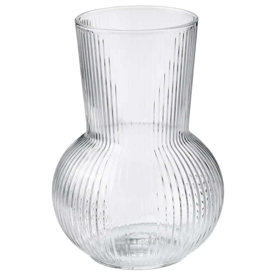 PADRAG Vase, clear glass 17 cm, 50470989