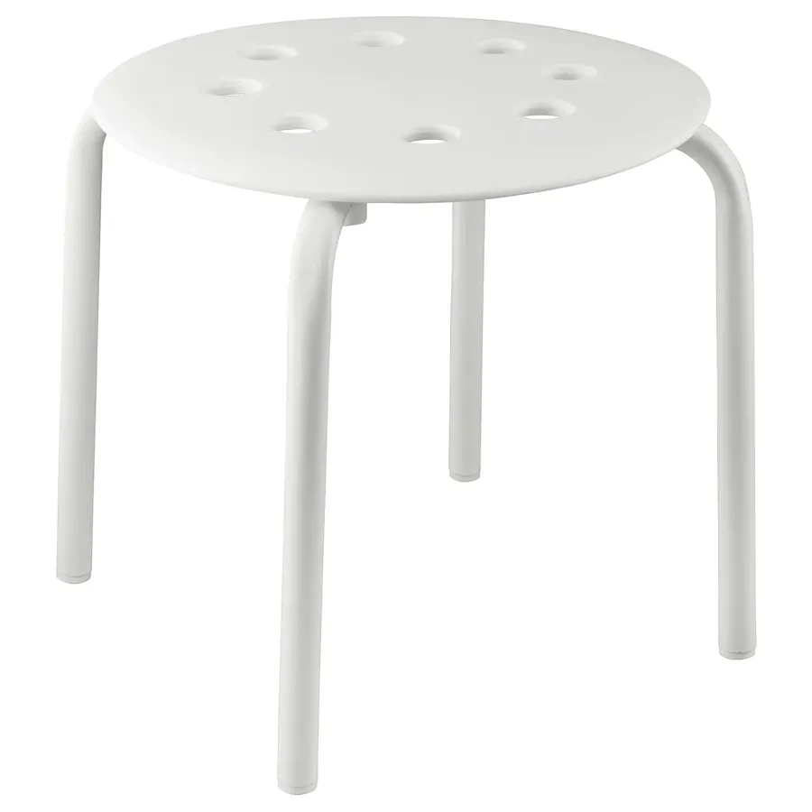 MARIUS Stool, white, 35 cm, 50536966