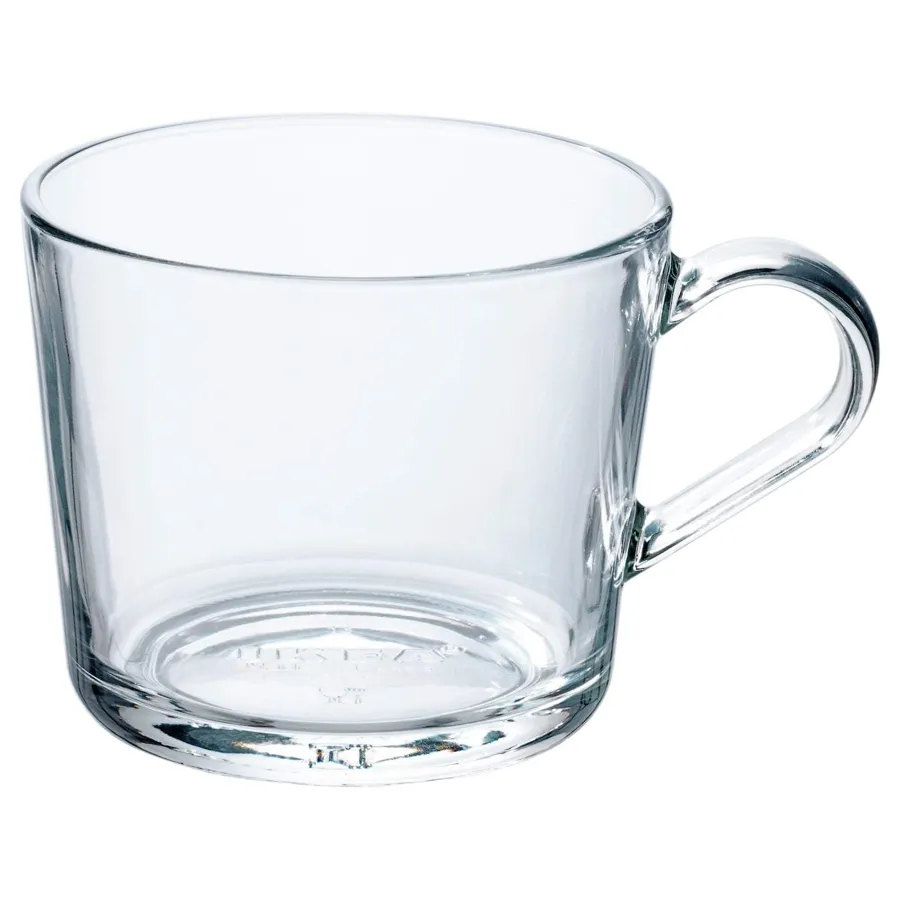 IKEA 365+ Mug, clear glass 24 cl, 60279725