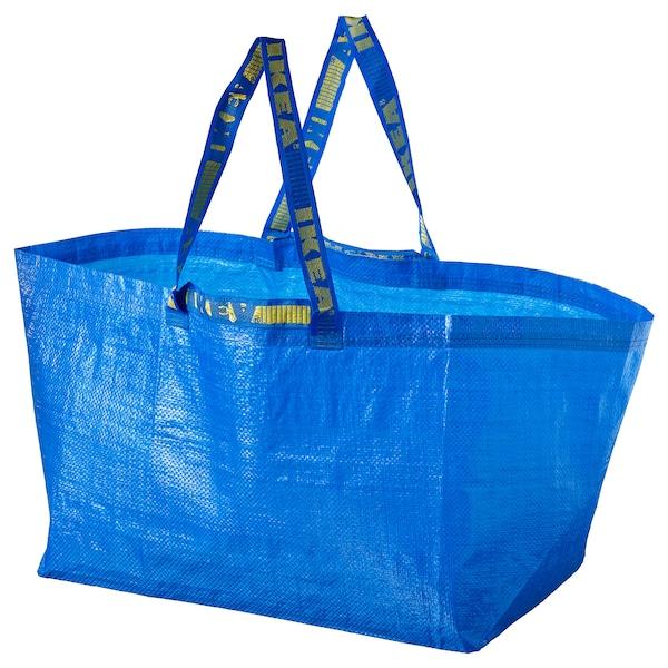 FRAKTA Carrier bag, large, blue 55x37x35 cm/71 l, 20188483