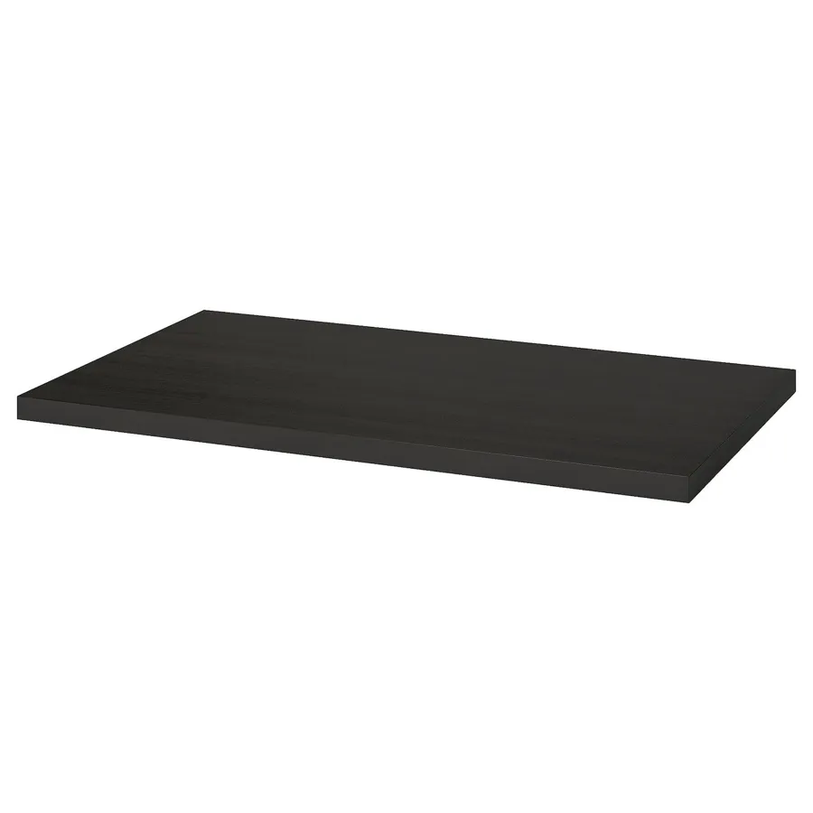 LINNMON Table top, black-brown, 100x60 cm, 60361174