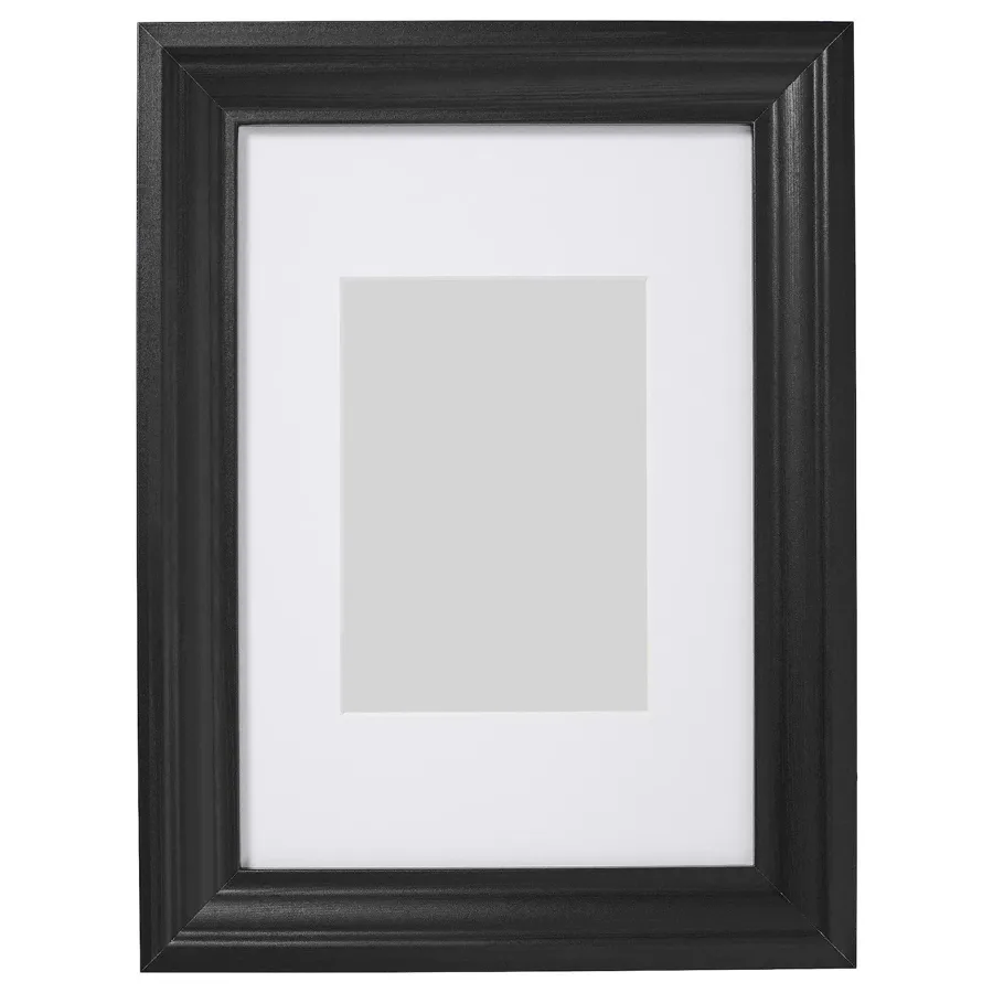 EDSBRUK Frame, black stained, 21x30 cm, 60427622