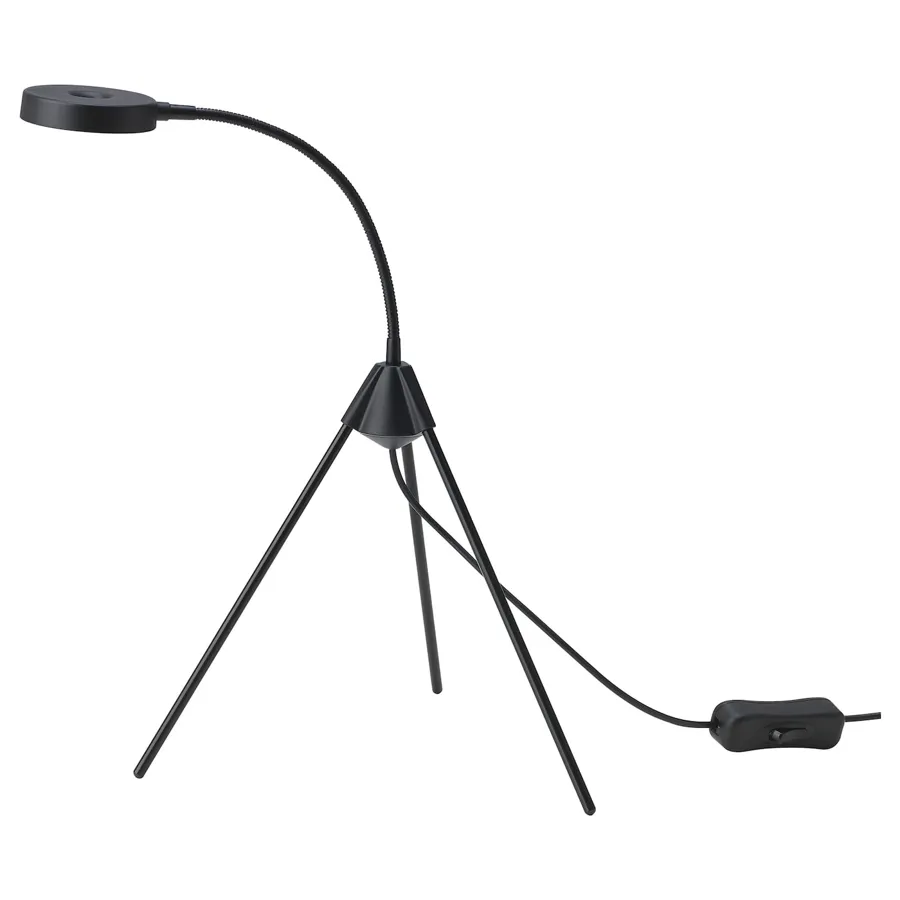 TRETTIOTRE LED table lamp, black, 60450009