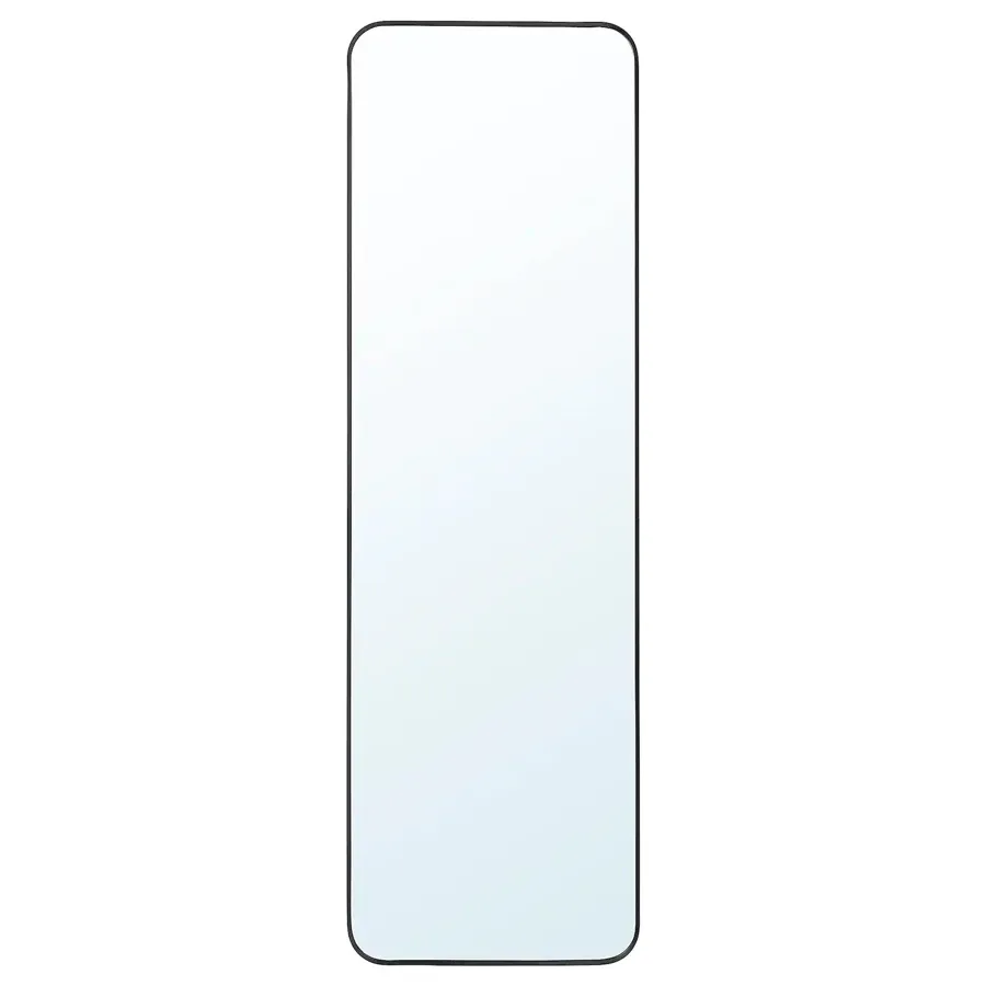 LINDBYN Mirror, black 40x130 cm, 60458618