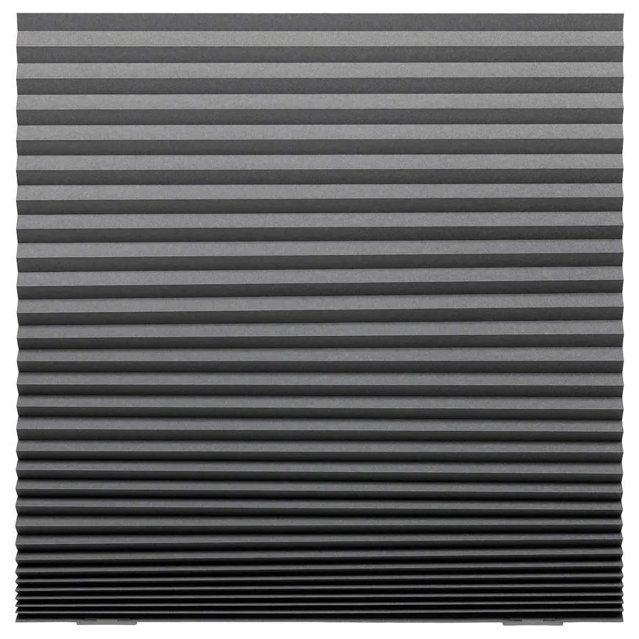 SCHOTTIS Block-out pleated blind, dark grey 100x190 cm, 70369508