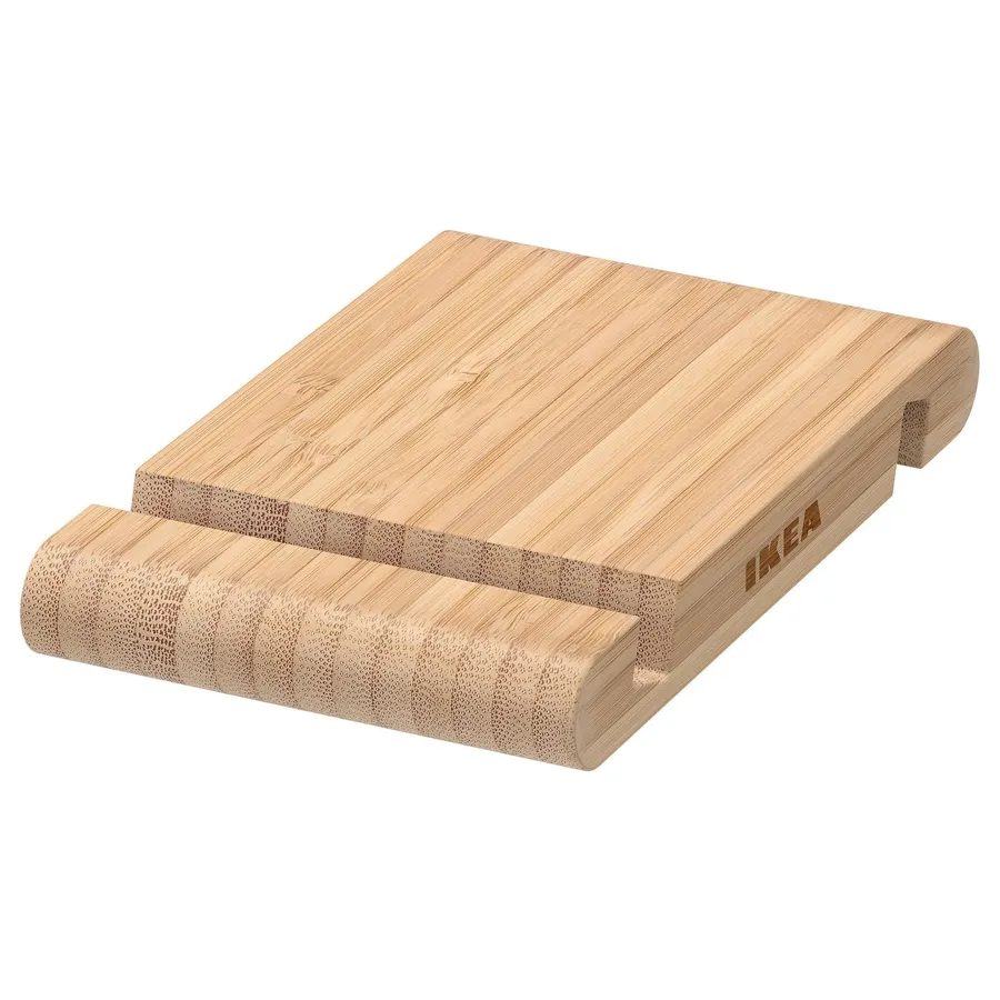 BERGENES Holder for mobile phone/tablet, bamboo, 70458000
