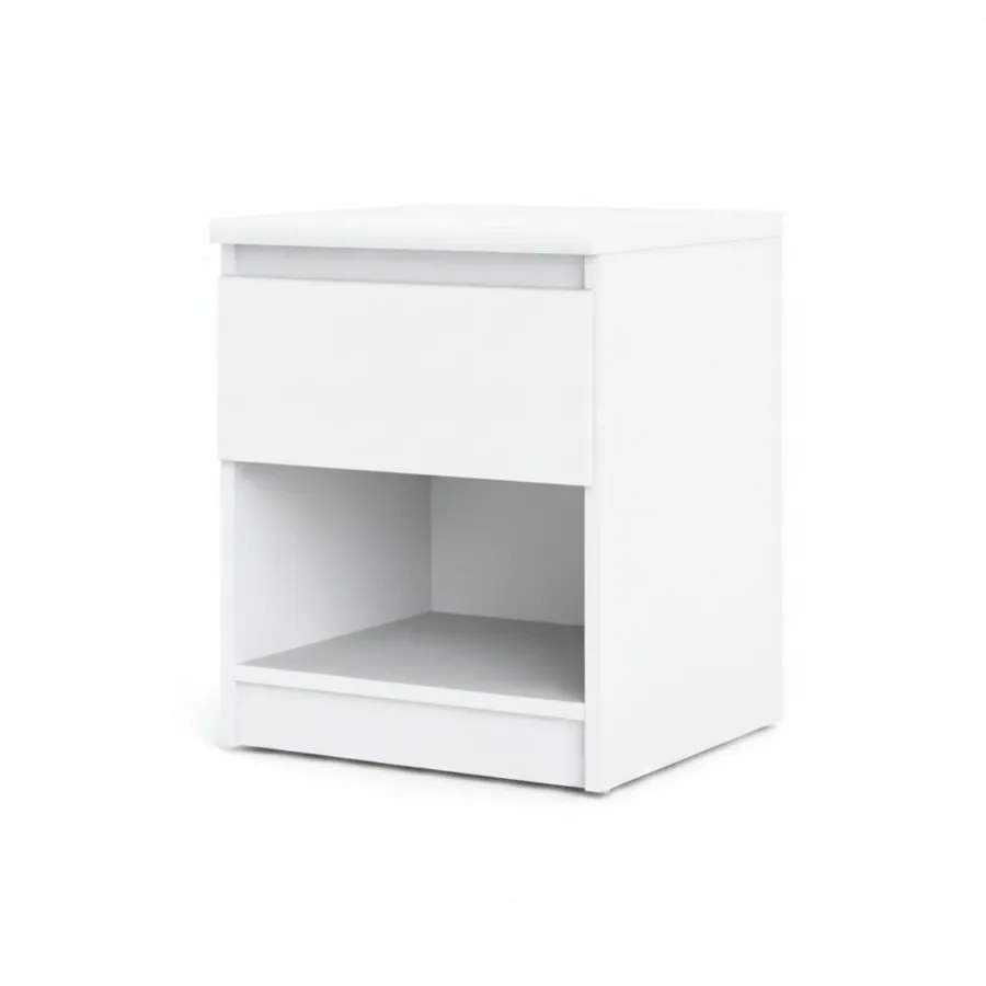 TVILUM Naia Night Stand 40x40x50 cm - White