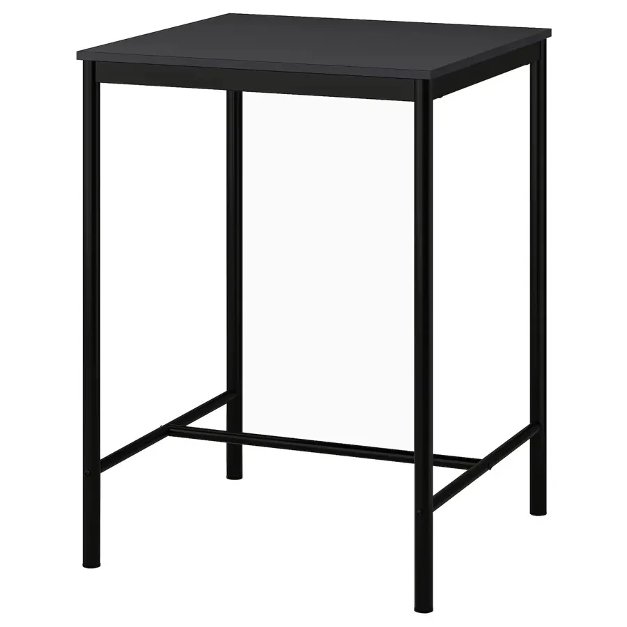 SANDSBERG Bar table, black 67x67 cm, 79420404