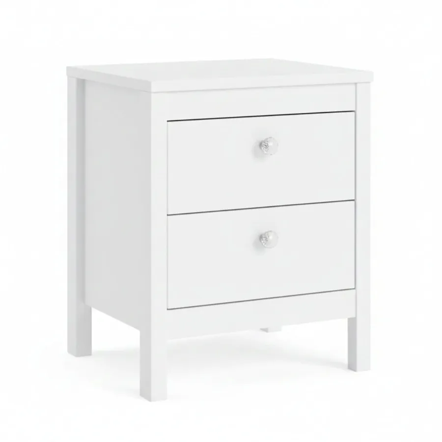 TVILUM Madrid Nightstand 43x38x54 cm - White