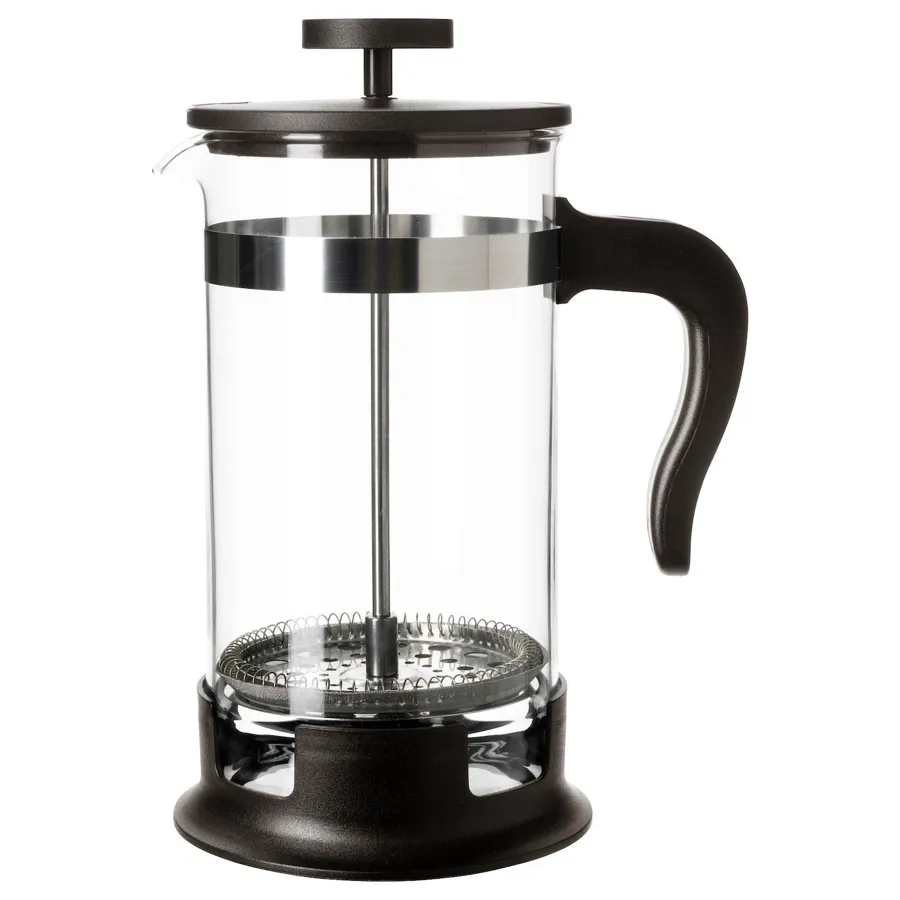 UPPHETTA Coffee/tea maker, glass/stainless steel 1 l, 80241388