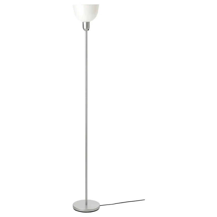 HEKTOGRAM Floor uplighter, silver-colour/white, 80477729