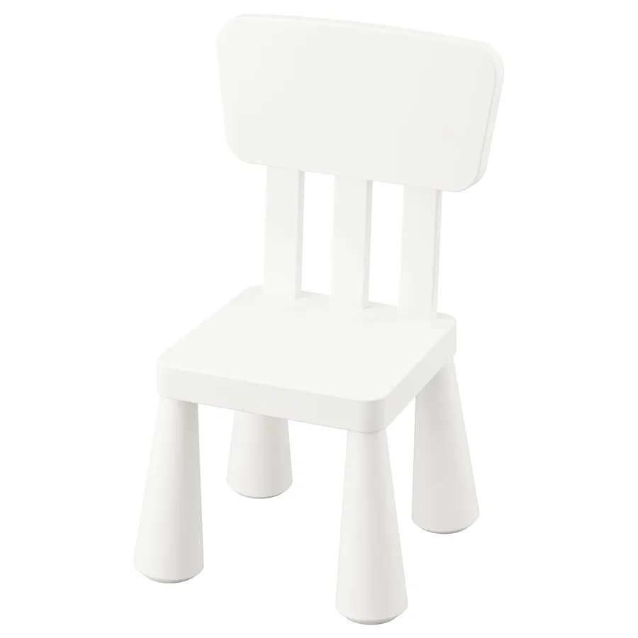 MAMMUT Children's chair, in/outdoor/white, 90365364