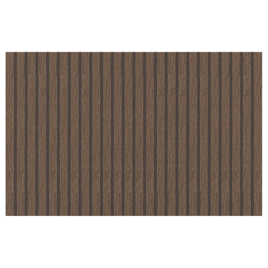 BJORKOVIKEN Door/drawer front, brown stained oak veneer, 60x38 cm, 90490952