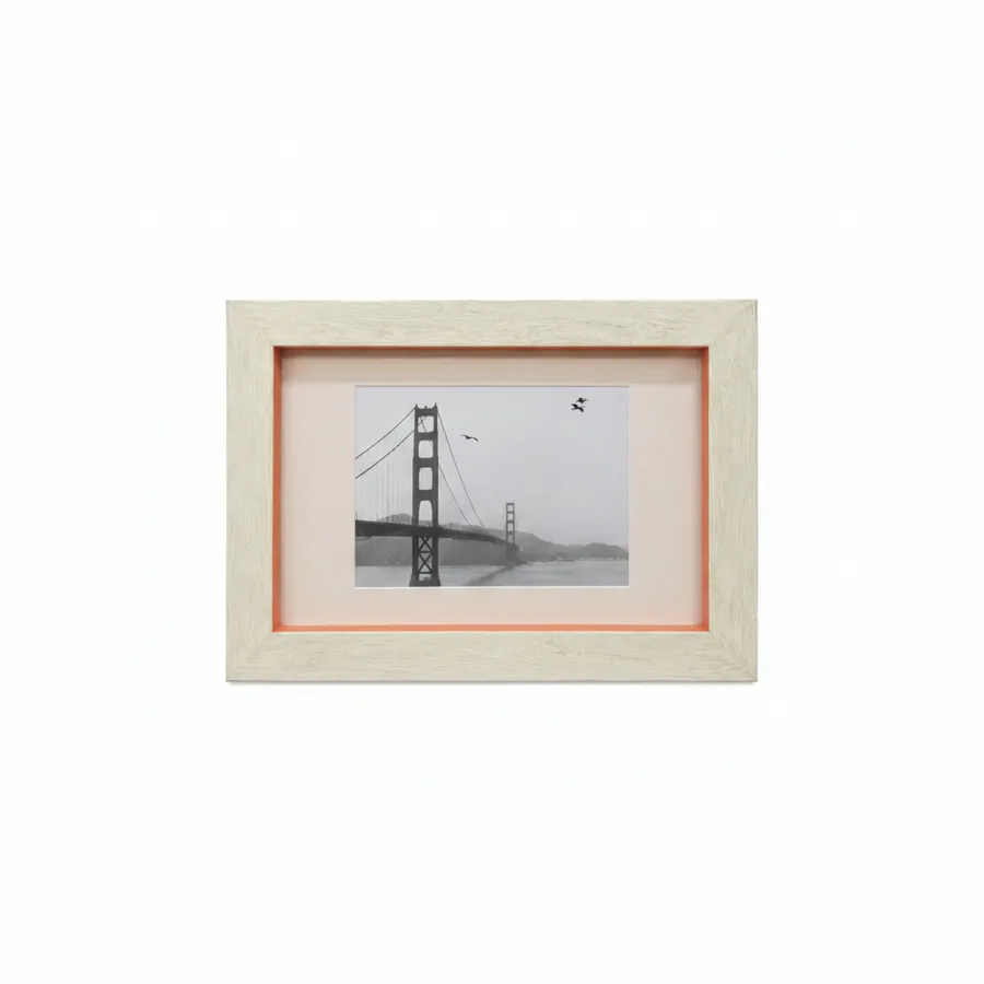 INTCO Photo 3073 Frame 20x30 cm - White/Orange