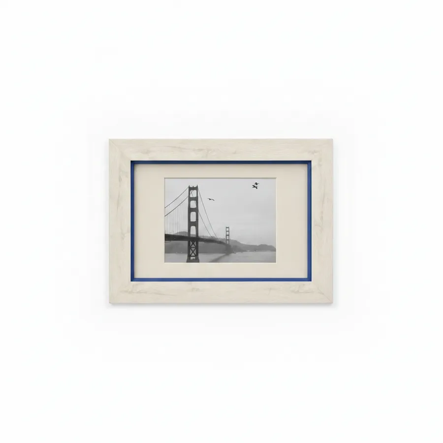 INTCO Photo 3073 Frame 20x30 cm - White/Blue