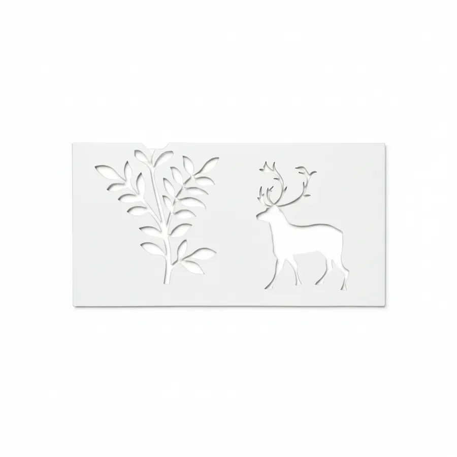 NSD Wallart Cutout Double - Fern / Moose